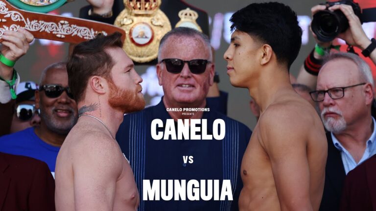 Canelo vs Munguia Final Face Off