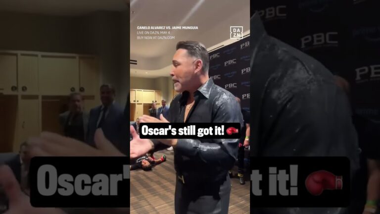 CANELO VS. MUNGUIA: OSCAR HAS ARRIVED