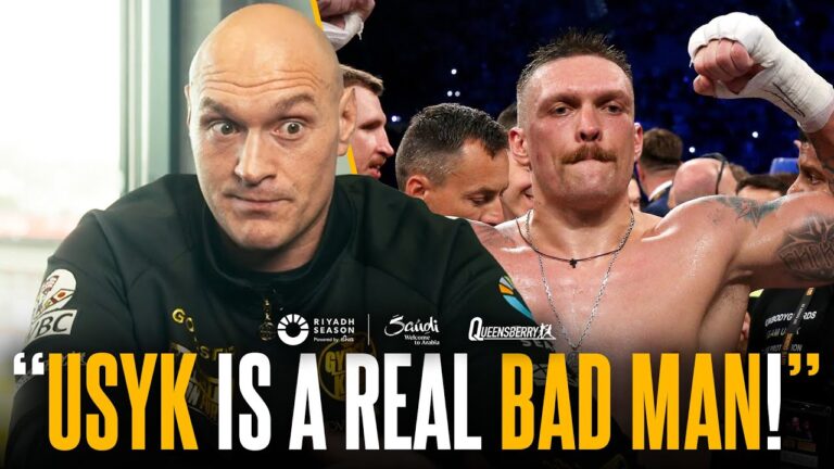 “Usyk is a real BAD MAN!” Tyson Fury explains in depth TWO key reasons why he will become Undisputed