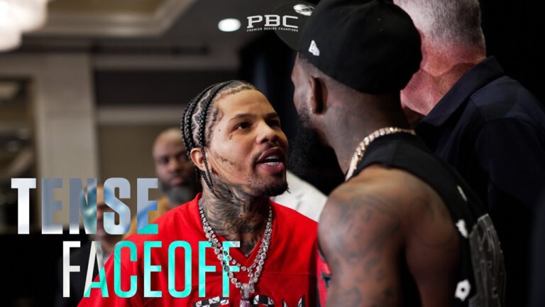 Gervonta Davis and Frank Martin's HEATED Faceoff