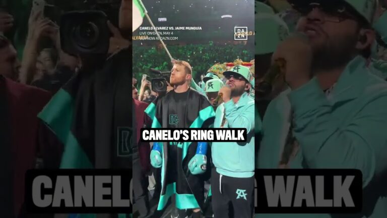 CANELO'S RING WALK 🤩🔥