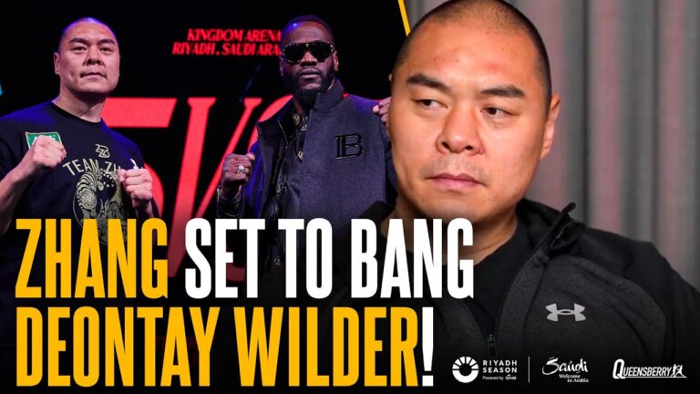“Big Bang will bomb The Bomber!” Zhilei Zhang insists he will UNLEASH HELL & KO Deontay Wilder 💥