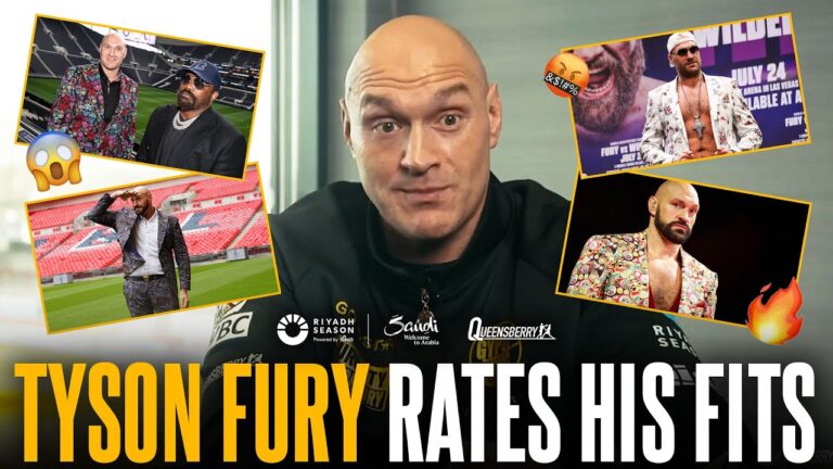 Which Tyson Fury fits are all-timers?! 👔 | The Gypsy King RATES suits from Whyte, Wilder, WWE & more