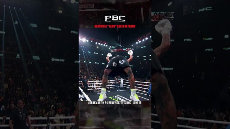 Gervonta “Tank” Davis Returns June 15th