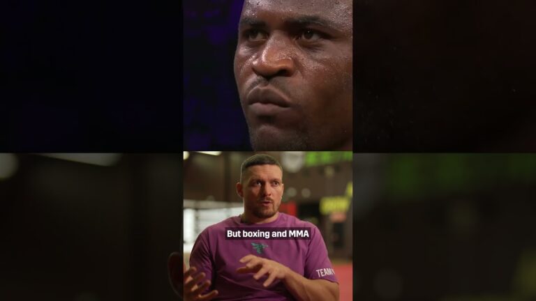 Usyk claims Tyson Fury WASN'T serious against Ngannou 👀 #shorts