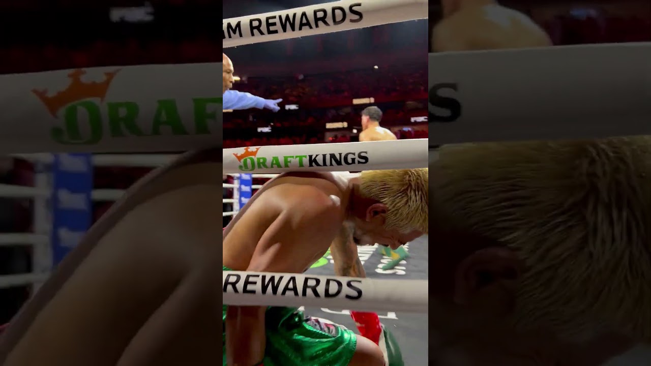 Ringside View of Brandon Figueroa's CRUSHING Body Shot KO Over Jessie Magdaleno