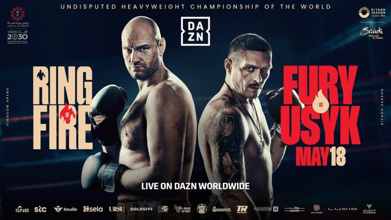 Watch Tyson Fury vs. Oleksandr Usyk LIVE on DAZN on May 18