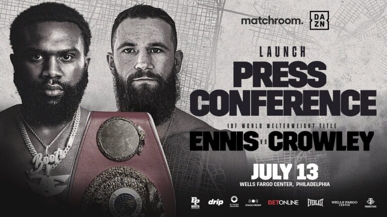 JARON ENNIS VS. CODY CROWLEY LAUNCH PRESS CONFERENCE LIVESTREAM