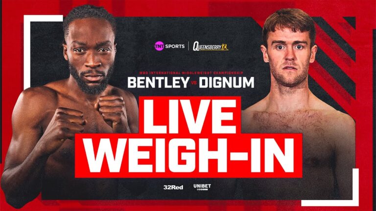 LIVE WEIGH-IN! Denzel Bentley vs Danny Dignum | Nathaniel Collins, Ryan Garner & More 💥