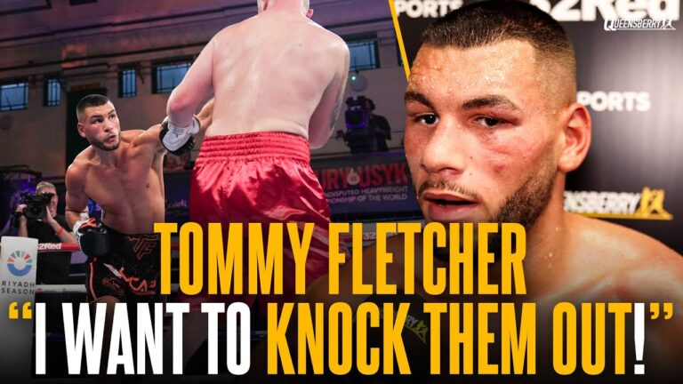“I want to knock them out!” Tommy Fletcher reflects on win over 94kg problem & sets new boxing goal