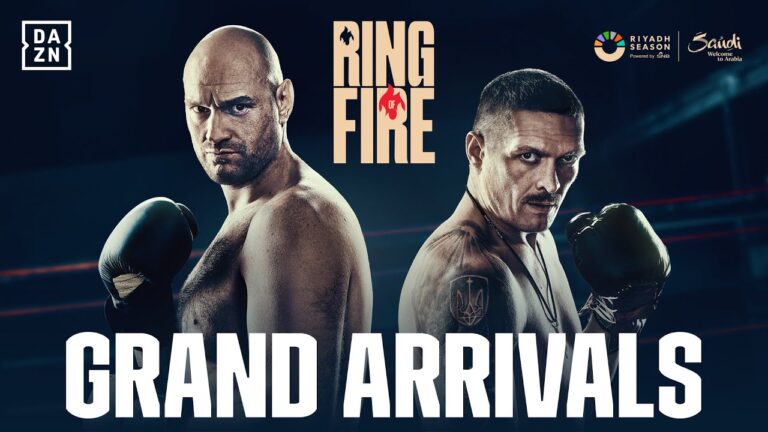 TYSON FURY VS. OLEKSANDR USYK GRAND ARRIVALS LIVESTREAM (RIYADH SEASON)