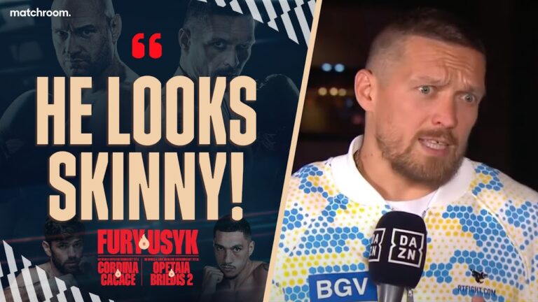 “I Have A Great Plan!”- Oleksandr Usyk Talks Over Gypsy King's Arrival