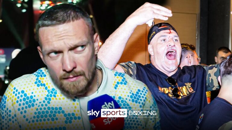 “He's the problem, it's bad behaviour!” 😤 Oleksandr Usyk on John Fury clash