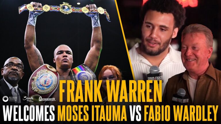 â€œHe looks a million dollars!â€ Frank Warren wants Itauma vs Wardley for British heavyweight title 🇬🇧💥
