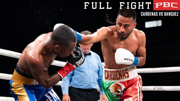 Cardenas vs Banquez FULL FIGHT: July 9, 2022 | PBC on Showtime