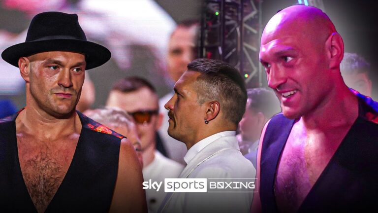 “He's a SCARY looking dude!” 😱 | Tyson Fury on refusing to staredown Oleksandr Usyk