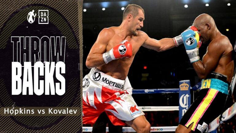 Throwback | Sergey Kovalev vs Bernard Hopkins! Historic Light Heavyweight Unification! (Highlights)