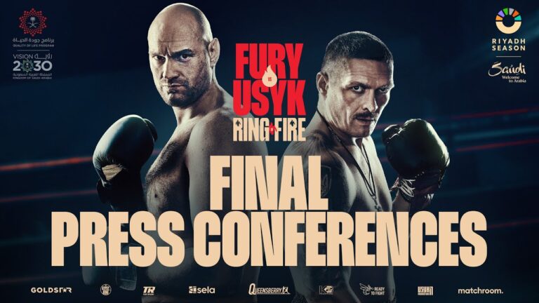 Tyson Fury vs Oleksandr Usyk Final Press Conference LIVE: UNDISPUTED heavyweight crown #RiyadhSeason