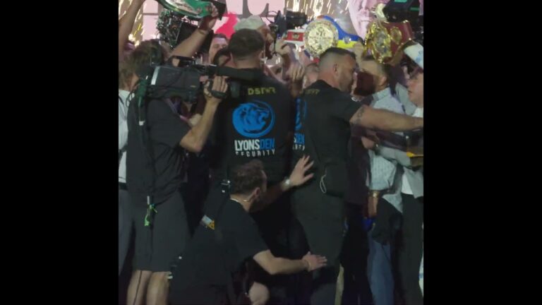 Tyson Fury Vs Oleksandr Usyk Final Face Off 👁️👁️