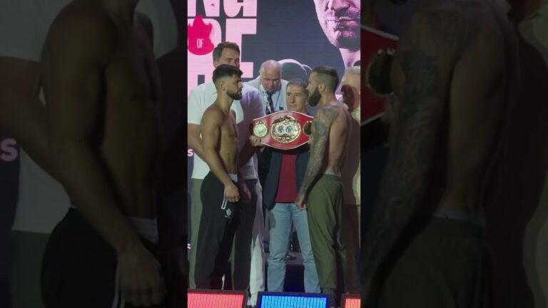 Joe Cordina Vs Anthony Cacace: Weigh In & Face Off 👀💪
