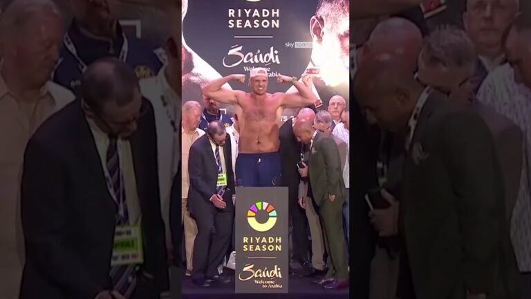 Tyson Fury & Oleksandr Usyk WEIGH IN for HUGE undisputed CLASH! ⚖️
