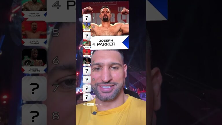 Amir Khan ranks the BEST heavyweights in the world! 🌍