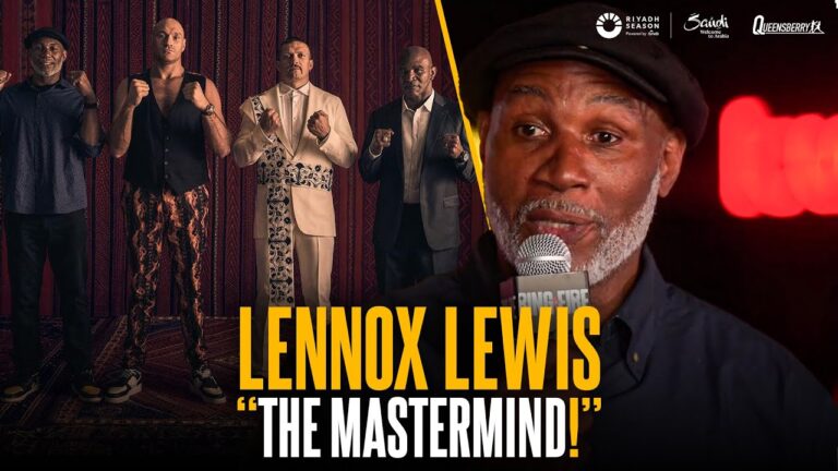 “The mastermind!” Lennox Lewis hails Turki Alalshikh for making mega fights happen 🔮🔥 #RiyadhSeason