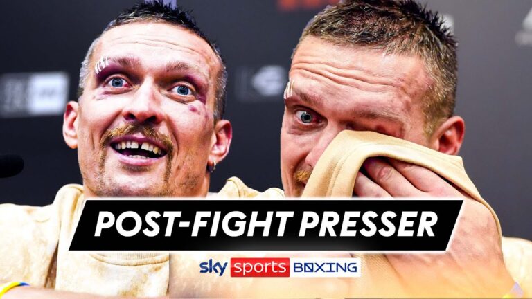 Emotional Oleksandr Usyk Post-Fight Press Conference! 🥺 | FURY VS USYK!