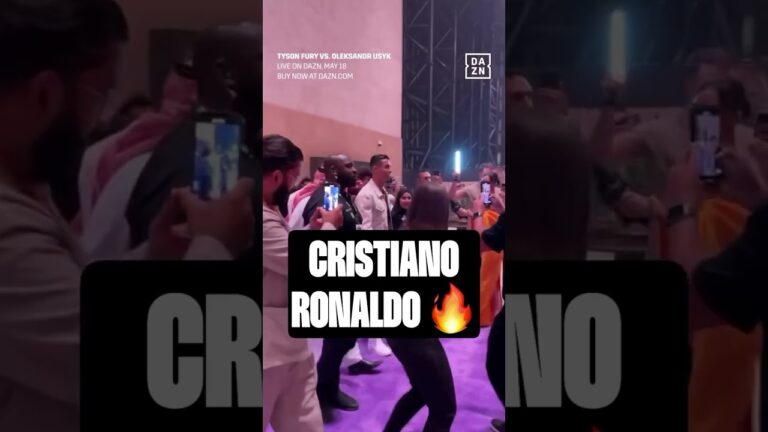 Cristiano Ronaldo arrives at #furyusyk 💫 #shorts