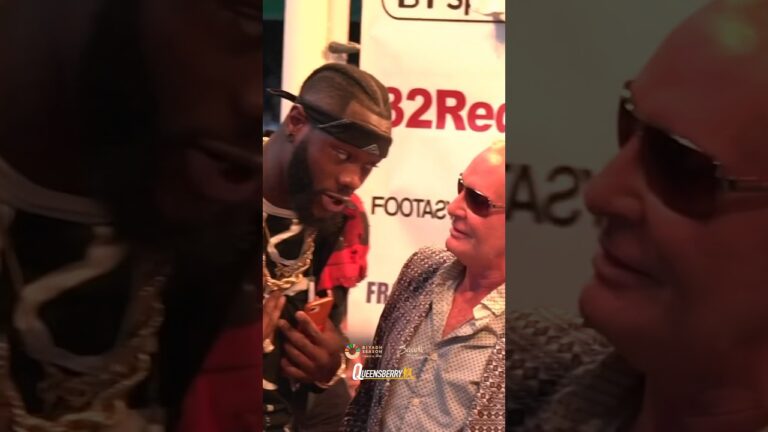 When Gazza landed the shot Big Bang wants to hit Wilder with 😅💥