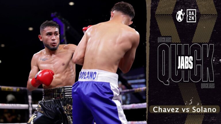 Quick Jabs | Jorge Chavez vs Marvin Solano! Chavez Steps Up And Makes Quick Work of 30Fight Veteran!