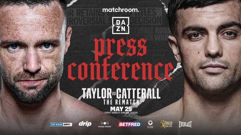 Josh Taylor Vs Jack Catterall 2 & Undercard Press Conference