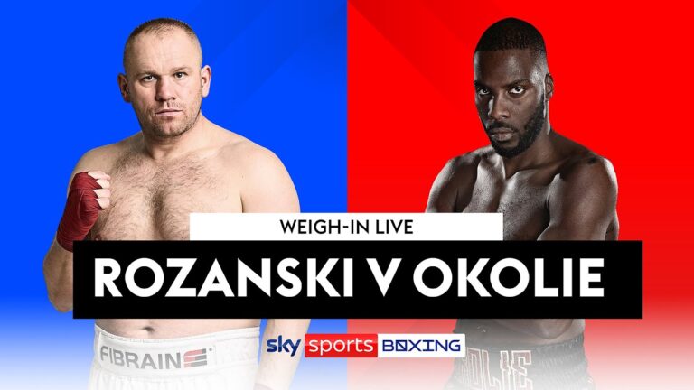 Lukasz Rozanski vs Lawrence Okolie 👊 🇵🇱 | WEIGH-IN LIVE!