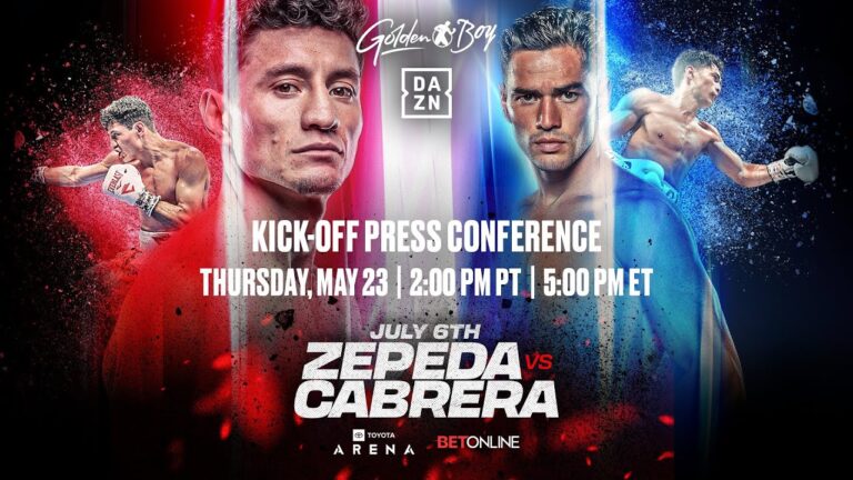 William â€œEl CamarÃ³nâ€ Zepeda vs. Giovanni Cabrera Kick-Off Press Conference