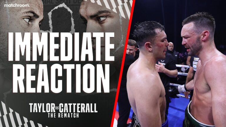 “Trilogy?!” – Jack Catterall, Josh Taylor, Eddie Hearn & Bob Arum React To Rematch