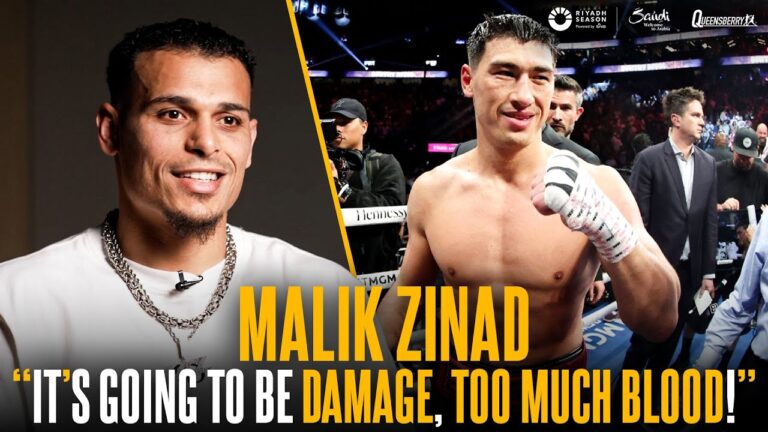 “It's going to be damage, too much blood!” 🩸 Malik Zinad vows to shock Dmitry Bivol with huge win 👑