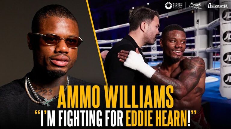 “I'm fighting for Eddie Hearn!” Ammo Williams makes BIZARRE tiger & meerkat analogy ahead of Sheeraz
