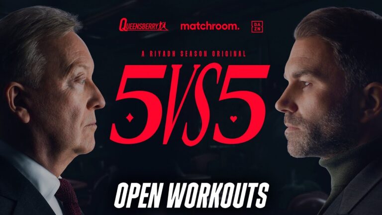 QUEENSBERRY VS. MATCHROOM 5v5 FEAT. DEONTAY WILDER VS. ZHILEI ZHANG OPEN WORKOUTS LIVESTREAM