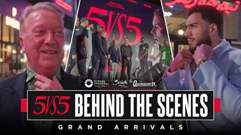 Behind the Scenes | Queensberry vs Matchroom 5v5 Grand Arrivals  🎬