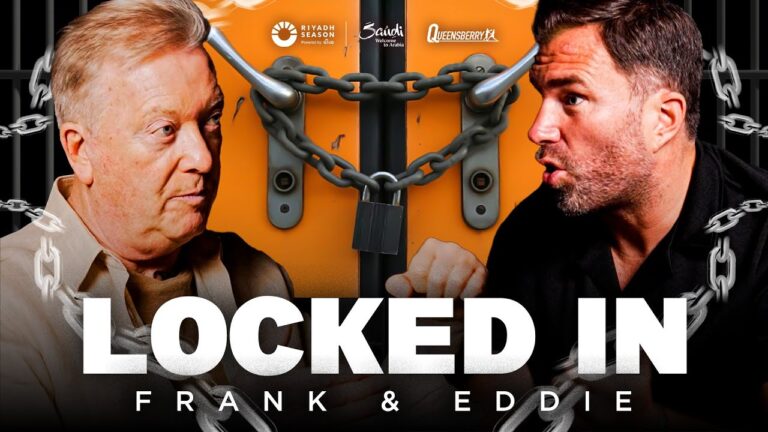 LOCKED IN 🔒 We left Frank Warren & Eddie Hearn ALONE together for 15 MINUTES