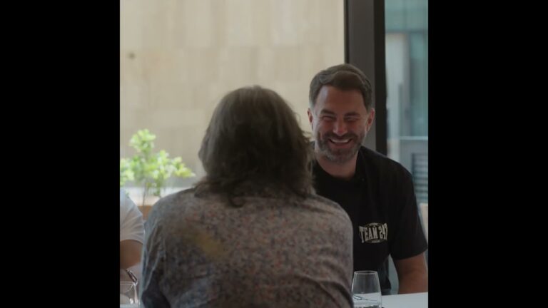 Eddie Hearn Vs Frank Warren: 5vs5 Media Lunch In Riyadh