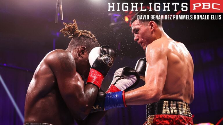 David Benavidez pummels Ronald Ellis to force stoppage