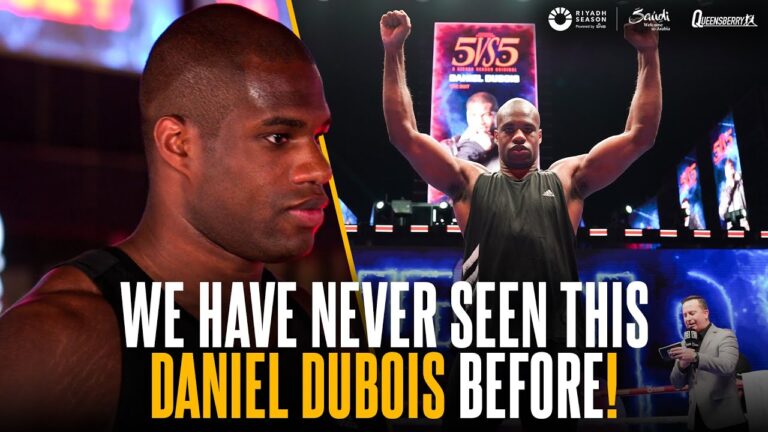 We have never seen THIS Daniel Dubois BEFORE! Intense focus from DDD as he sends CHILLING messages 🥶