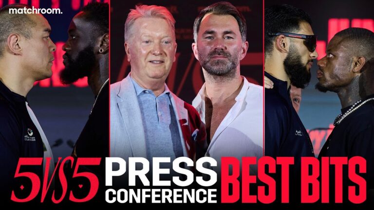 “We Come To Knock Them Out, It's A 5 Man Sweep!” – 5 Vs 5 Queensberry Vs Matchroom Presser Recap