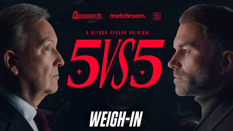 QUEENSBERRY VS. MATCHROOM 5v5 FEAT. DEONTAY WILDER VS. ZHILEI ZHANG WEIGH IN LIVESTREAM
