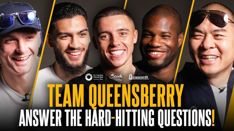 Team Queensberry answer the REAL questions we want to know 🍿😂
