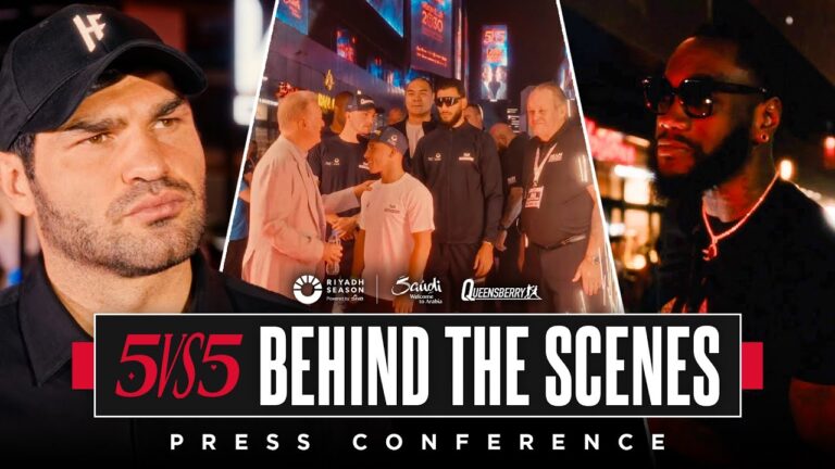 Behind the Scenes | Queensberry vs Matchroom 5v5 Press Conference