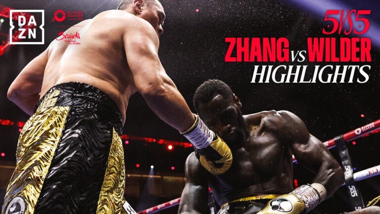 BRUTAL KO | Zhilei Zhang vs. Deontay Wilder Highlights (Queensberry vs. Matchroom – Riyadh Season)