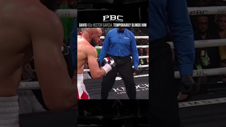 #GervontaDavis hit Hector so hard, he lost his vision and told his corner the fights over 💣💥