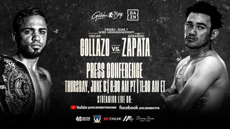 OSCAR COLLAZO VS. GERARDO ZAPATA-BOXING HALL OF FAME PRESS CONFERENCE
